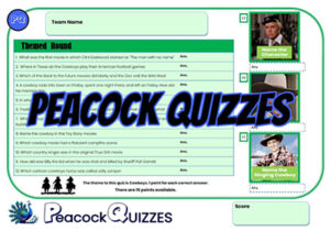 Tabletop Quiz - Cowboys