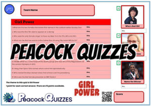 Tabletop Quiz - Girl Power