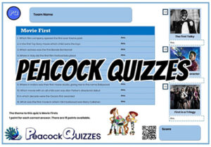 Tabletop Quiz - Movie Firsts