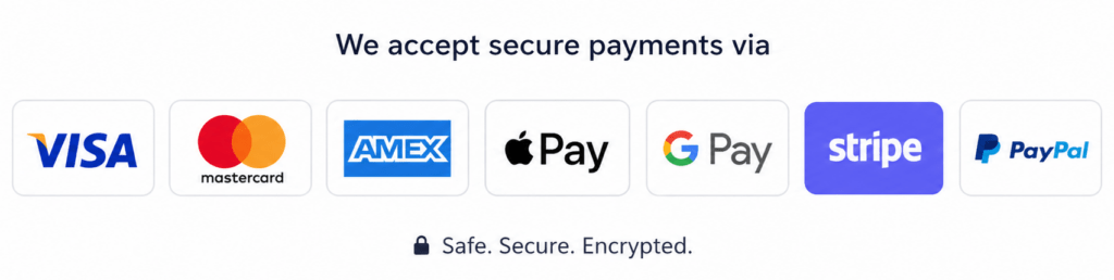Peacock Quizzes - accepted payment method