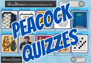 Peacock-Quizzes-Jazzy Dingbats
