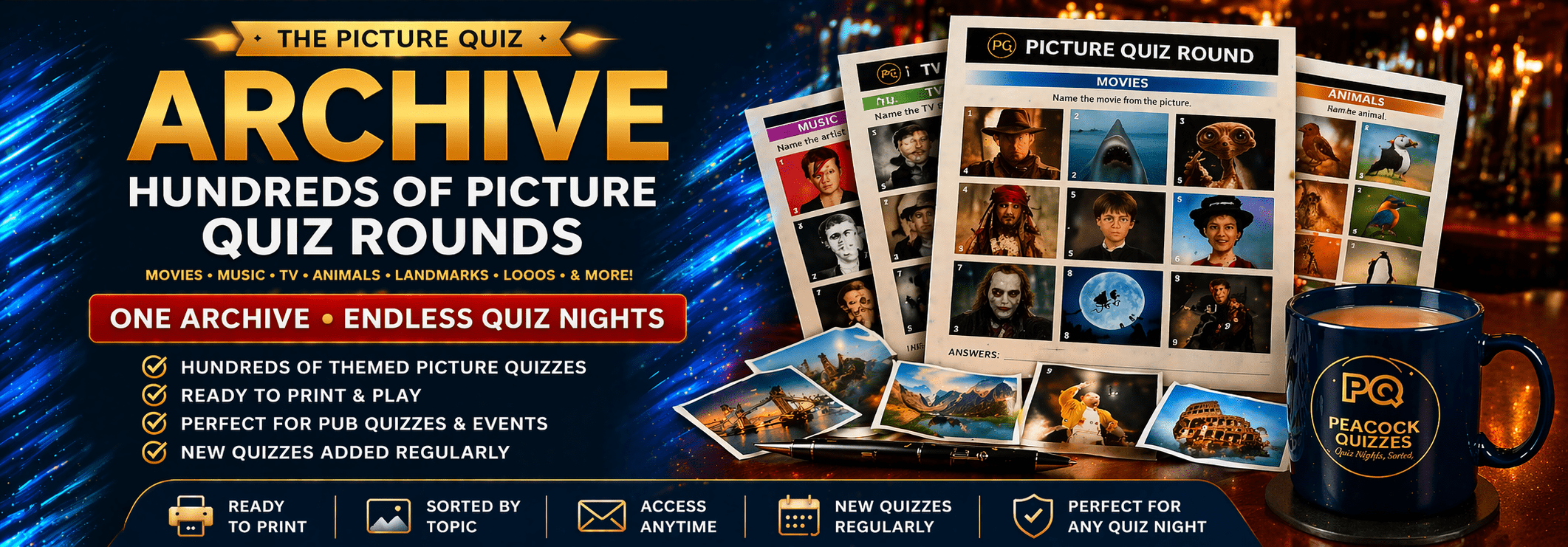 Peacock Quizzes - Archive Picture Rounds Peacock Quizzes - Archive Picture Rounds