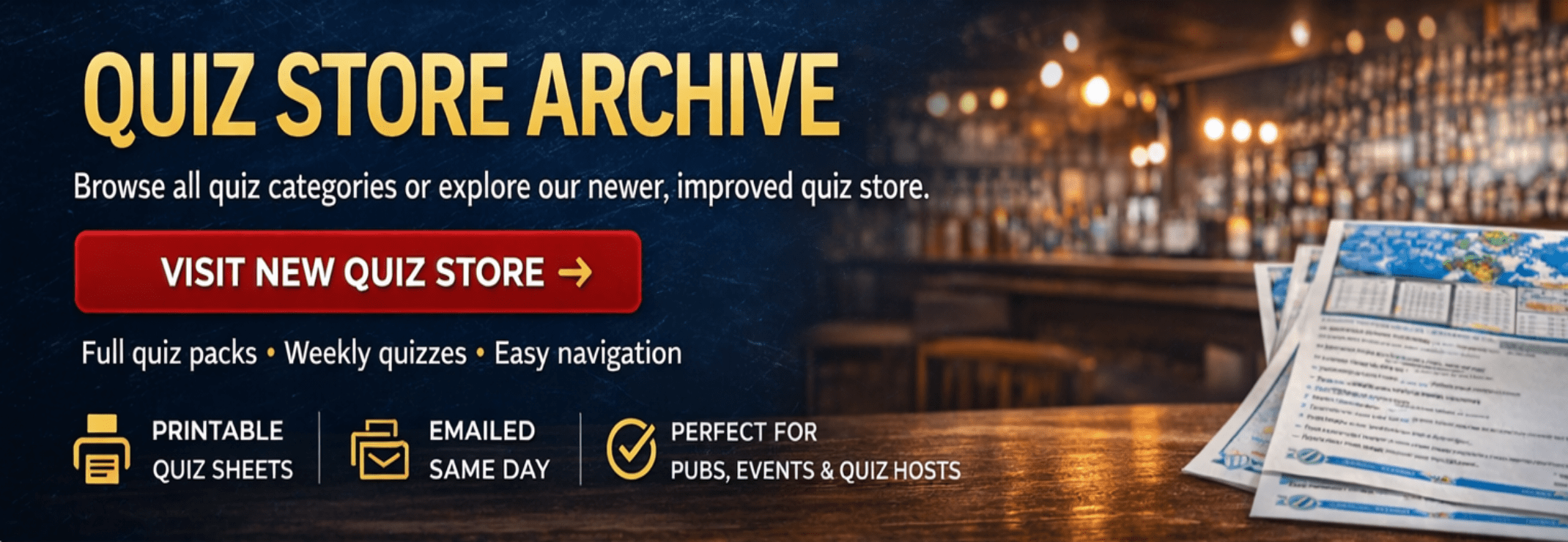 Peacock Quizzes Old Shop - Header Peacock Quizzes Old Shop - Header