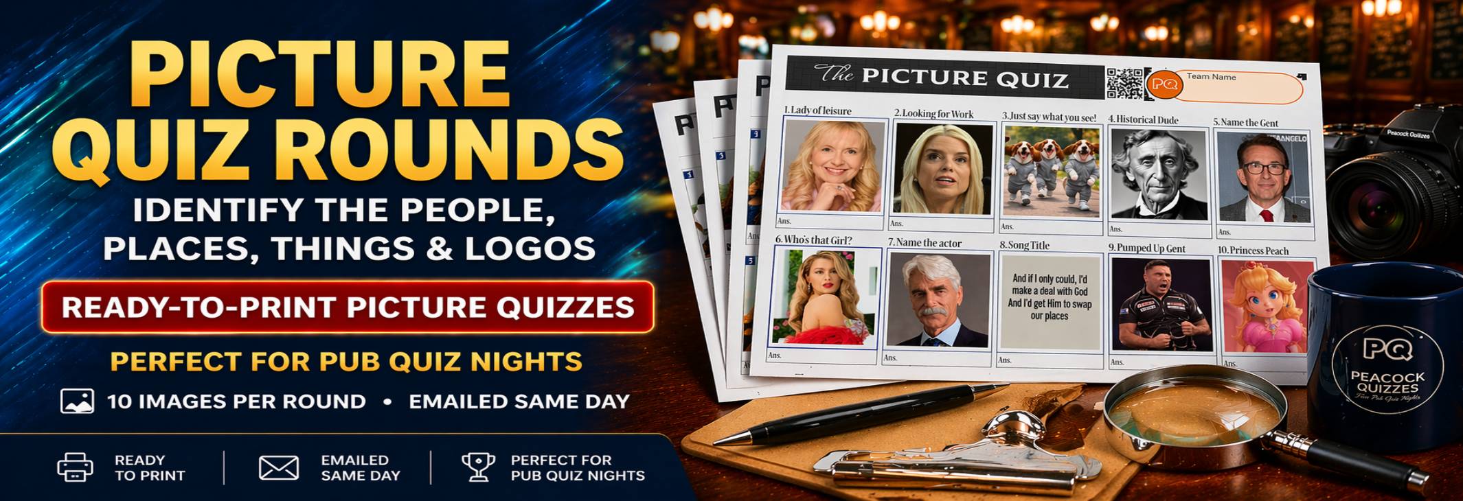 Peacock Quizzes Picture Rounds Header