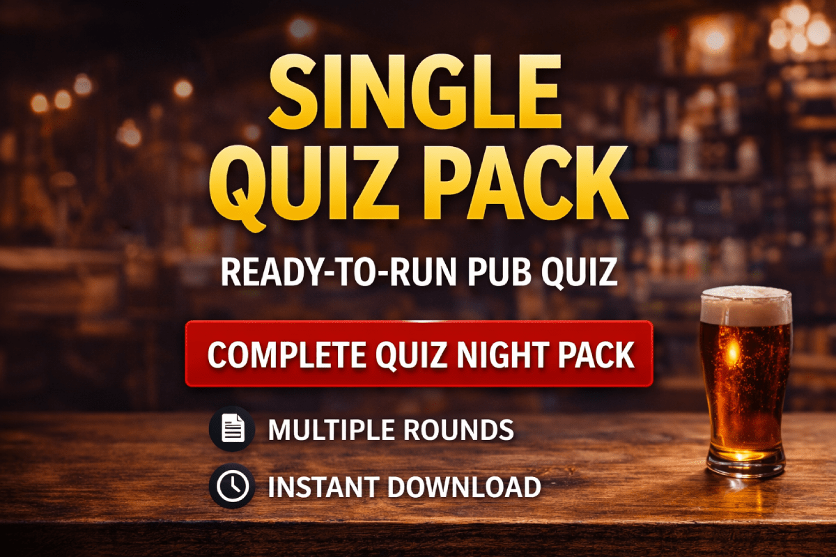 Peacock Quizzes Product Page - Single Quiz