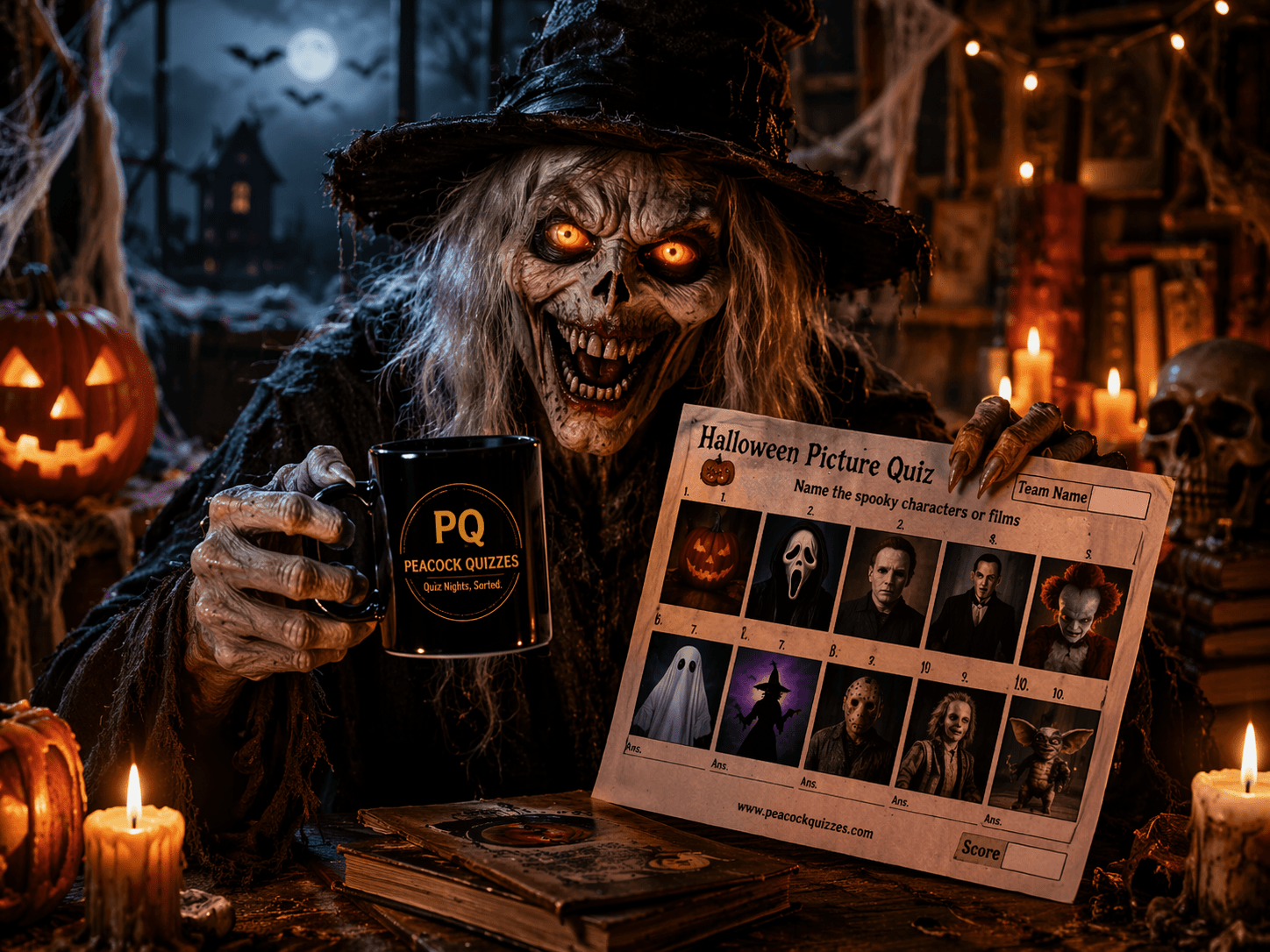 Peacock Quizzes - Spooky Halloween Packs Peacock Quizzes - Spooky Halloween Packs