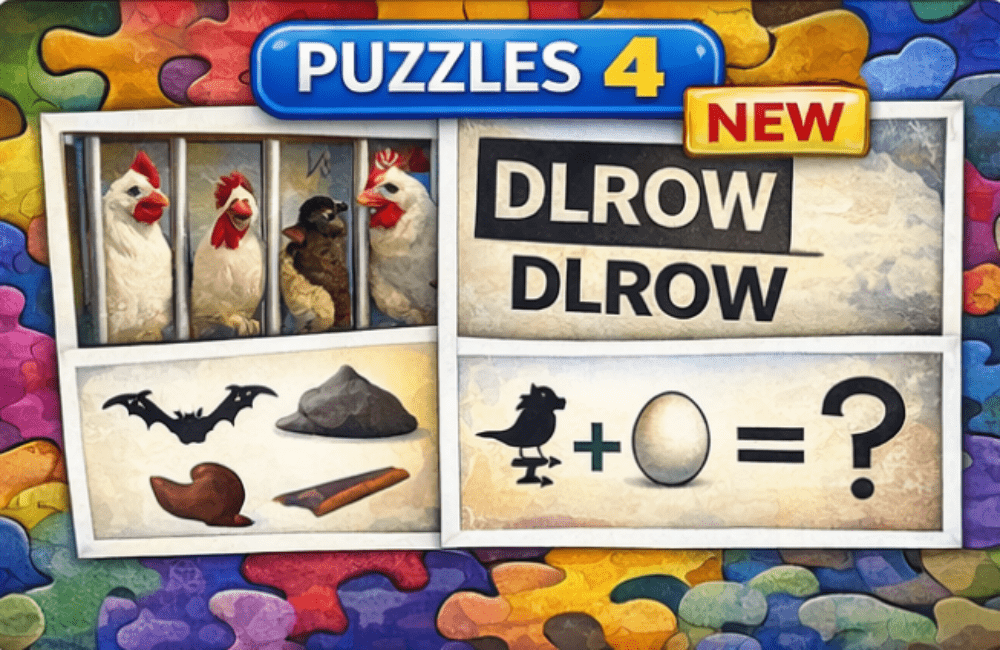 Picture Puzzle 4 Picture Quiz Round