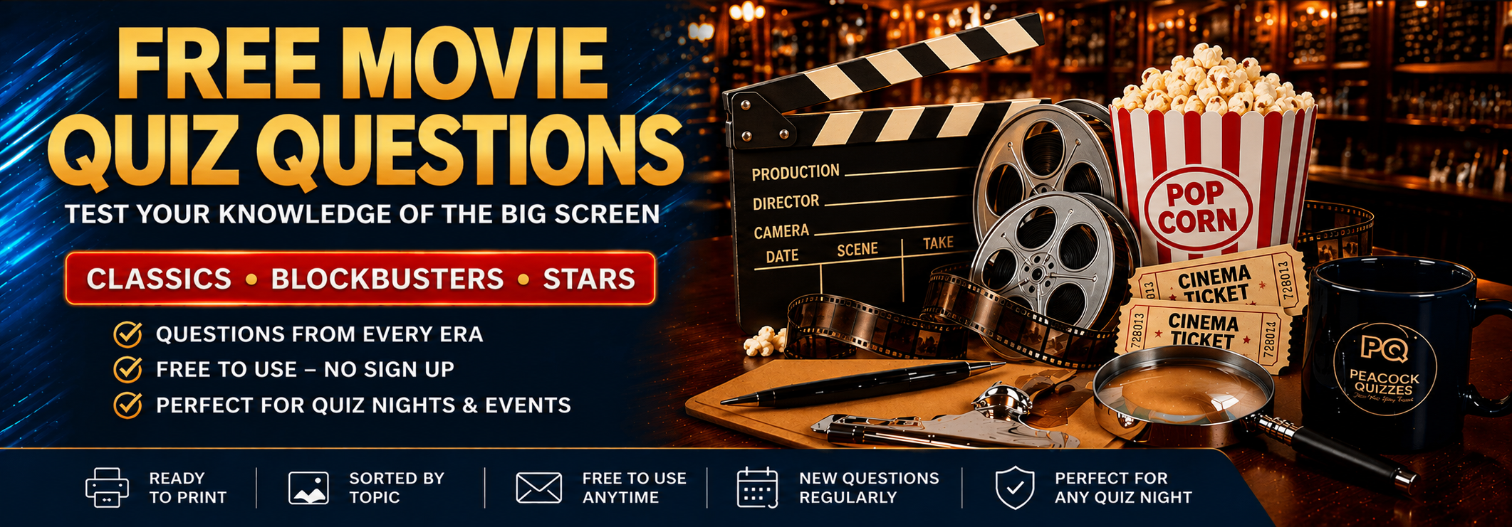 Peacock-Quizzes-Free-Movie Questions Peacock-Quizzes-Free-Movie Questions