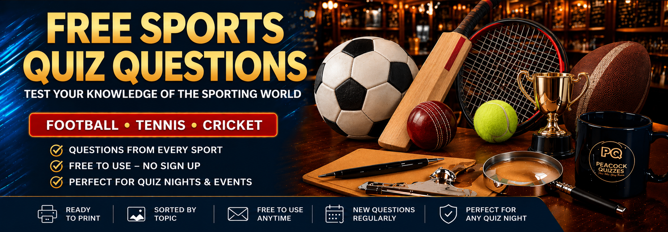 Peacock-Quizzes-Free-Sport Questions Peacock-Quizzes-Free-Sport Questions